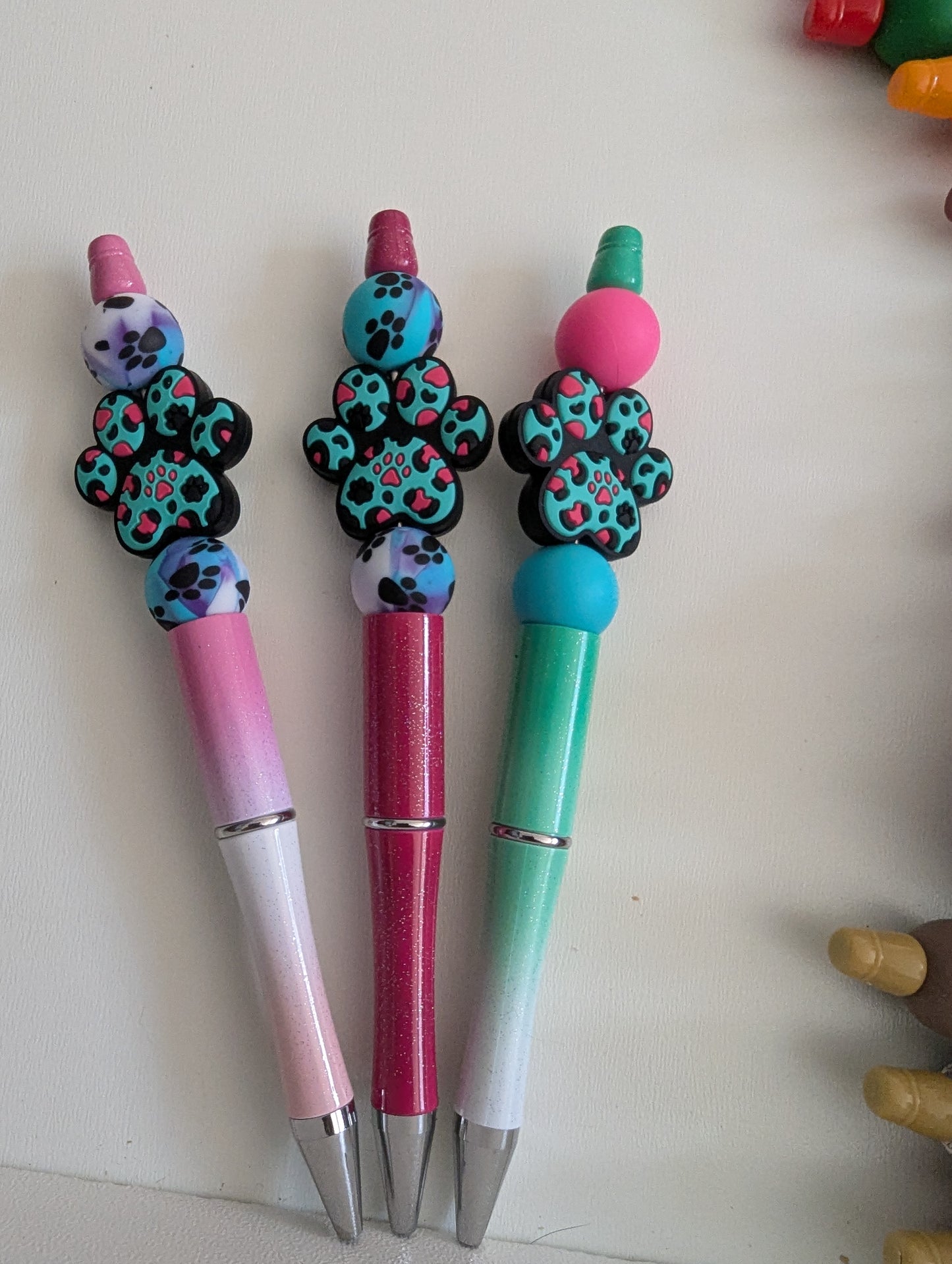 Paw print pens