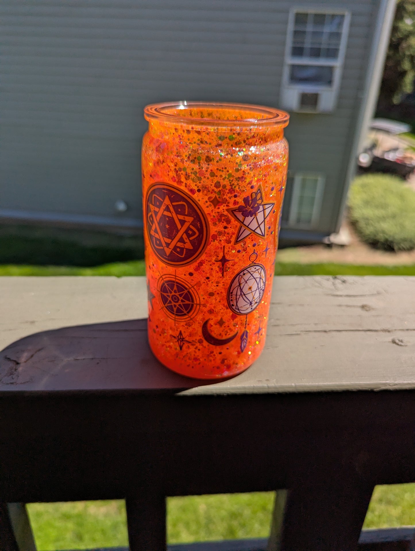 Wiccan themed tumbler